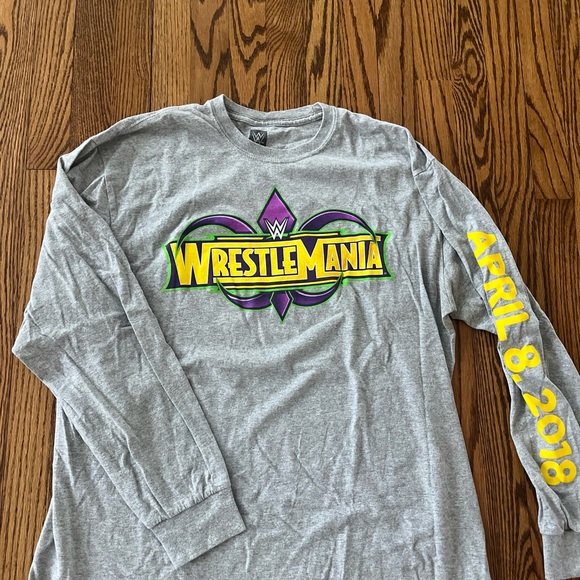 Wrestlemania long sleeve tshirt WWE new - Picture 4 of 5